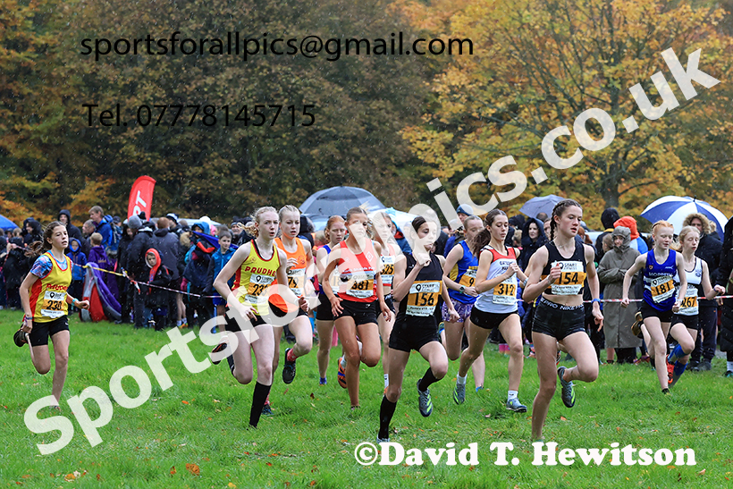 Girls under-15s 2024 Start Fitness NEHL, Lambton Park, near Chester le Street, County Durham.   Photo: David T. Hewitson/Sports for All Pics